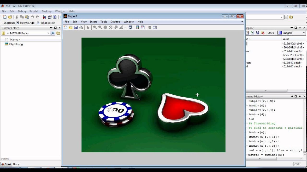Fundamentals of Image Processing Using MATLAB