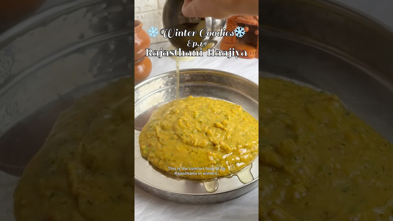 Rajasthani Haajiya & Gheriya 🍽️