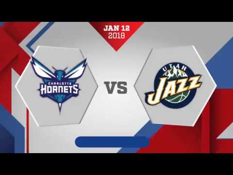 Utah Jazz vs. Charlotte Hornets - January 12, 2018