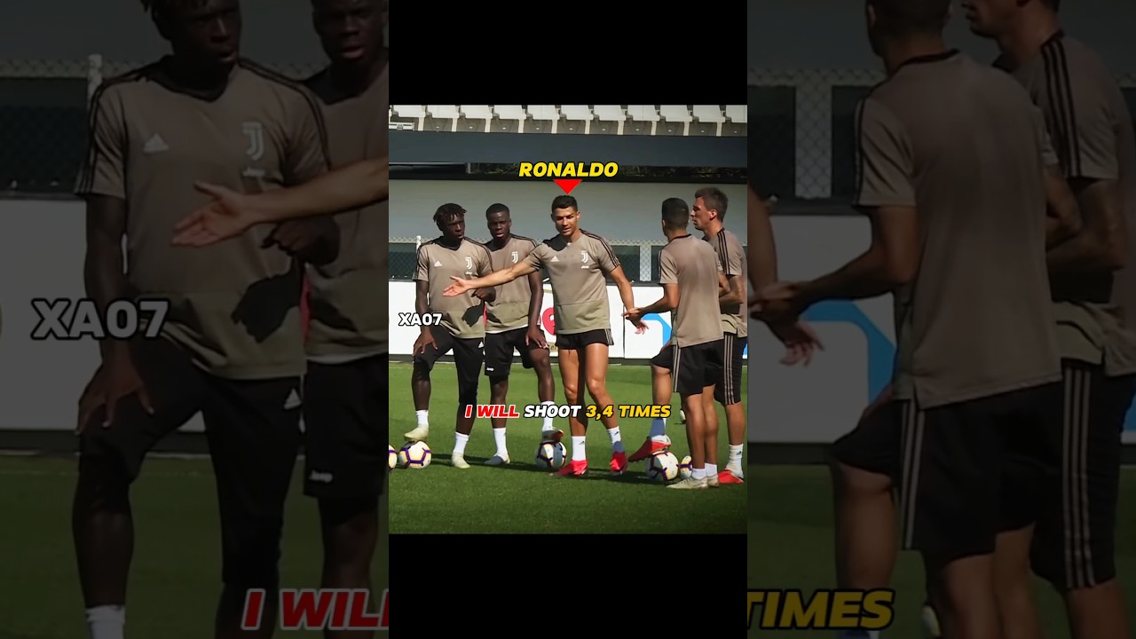 Ronaldo's Shooting Tips for Juventus Players ⚽