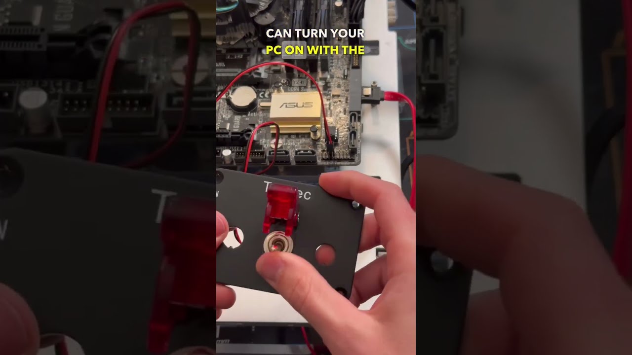 Turn Your PC On with a Toggle Switch ⚙️