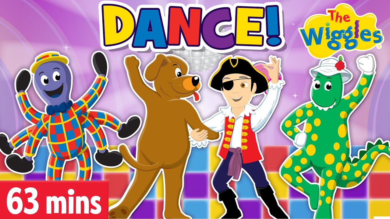 60-Min Kids Dance Party! 🕺 Wiggles' Fun Dance & Songs