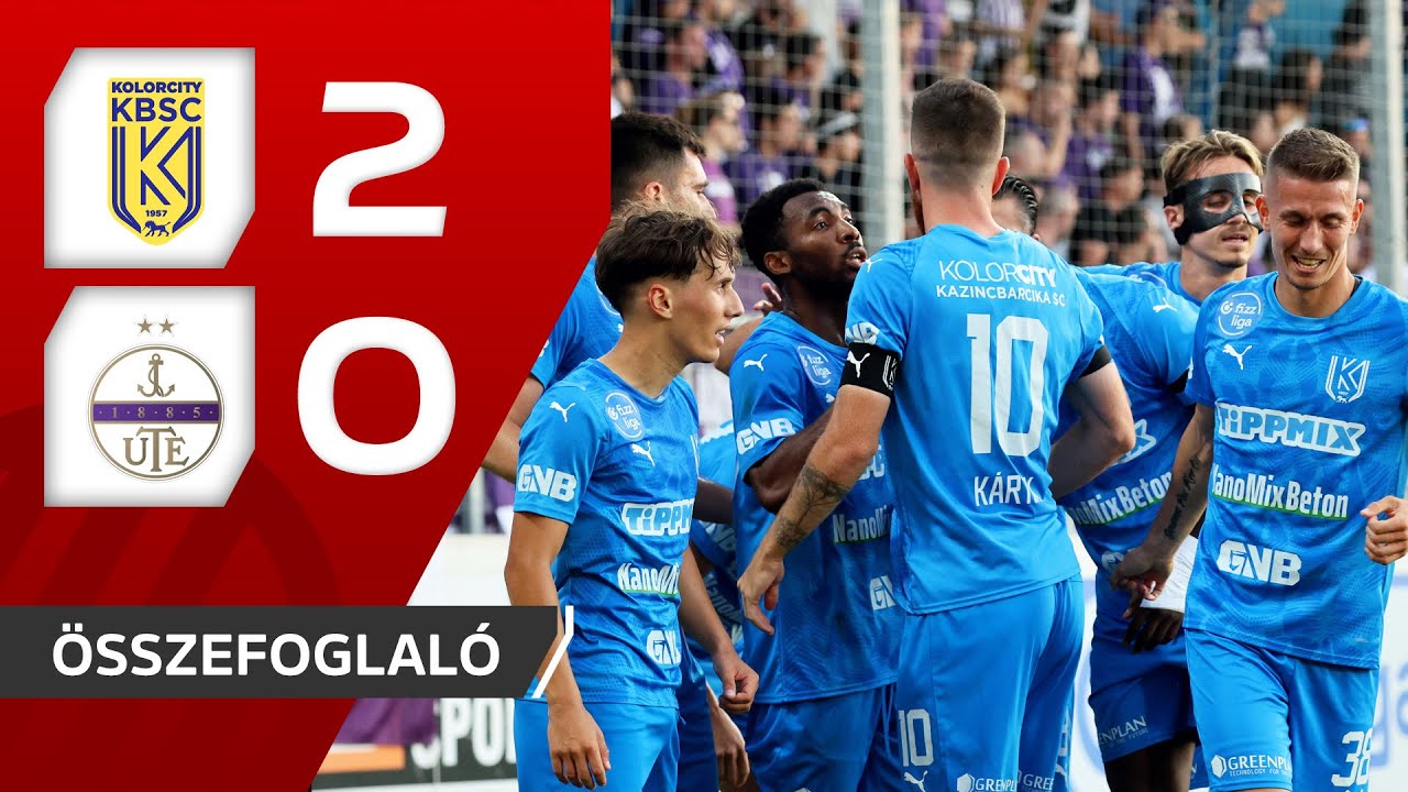 Fizz Liga: Kolorcity Kazincbarcika SC–Újpest FC 2–0 | összefoglaló