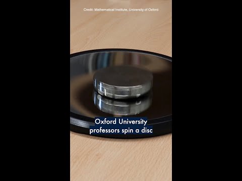 'Wow...Spectacular' - Oxford University professors spin a disc