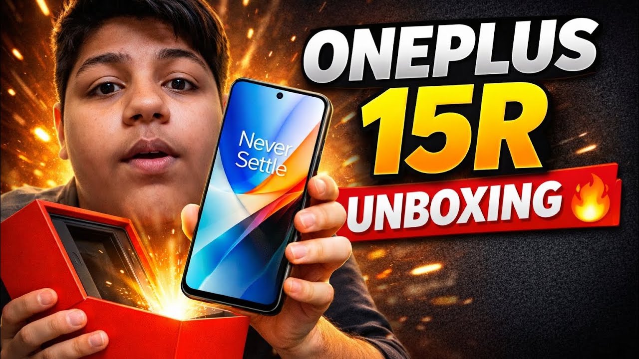 Oneplus 15R Unboxing & Test -7400mAh & SD 8 Gen 5 Combo 