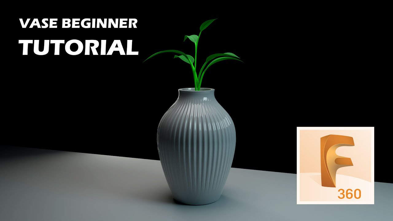 Fusion 360 Beginner Vase Tutorial 🌸