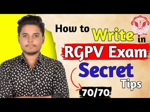 RGPV Exam Tips: Write Better & Score 90% ๐ฏ