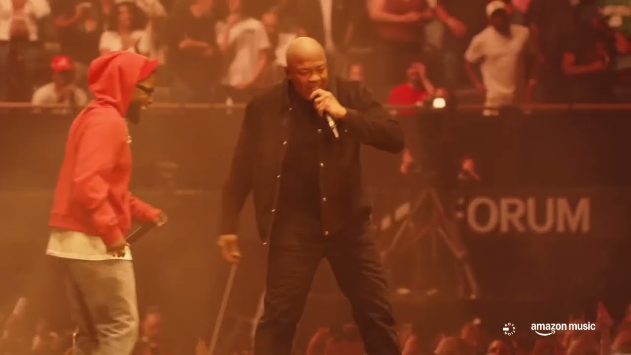 Dr. Dre & Kendrick Lamar Perform 'Still D.R.E.' & 'California Love' Live at The Pop Out