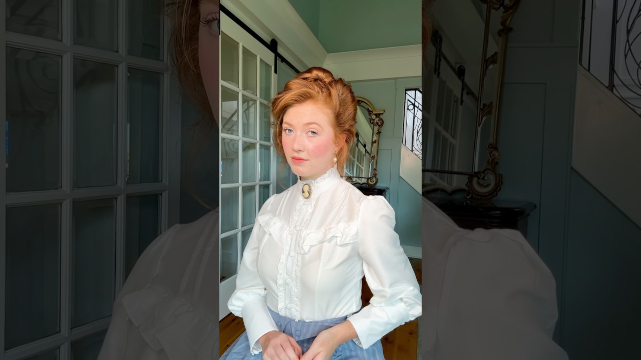 Edwardian Gibson Girl Bun Tutorial 🤍