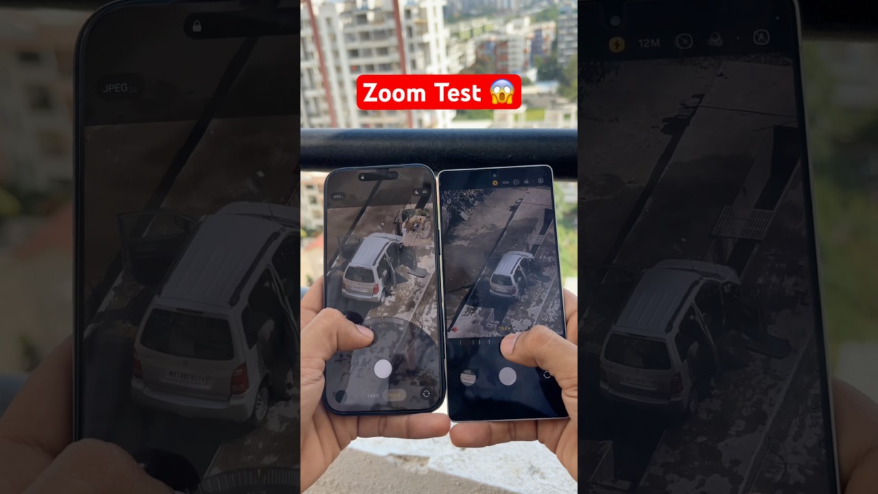 iPhone 17 Pro Max vs Galaxy S25 Ultra Zoom Test