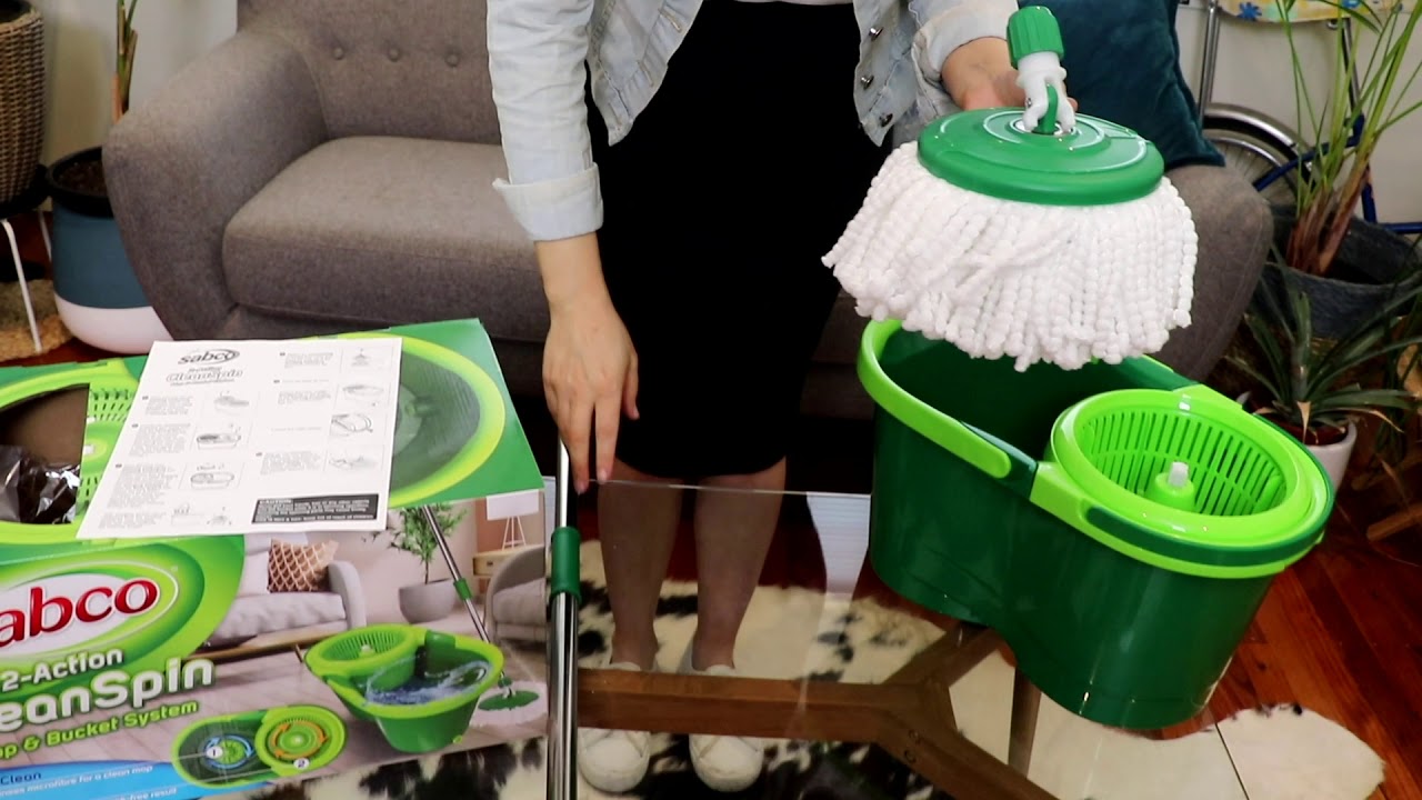 Sabco Clean Spin Mop & Bucket Set 🧹