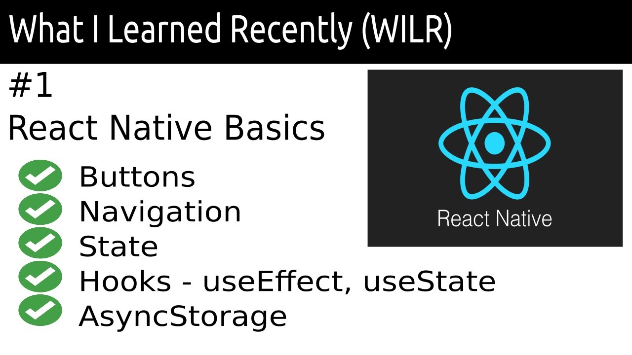 WILR1 React Native Basics Overview 📱