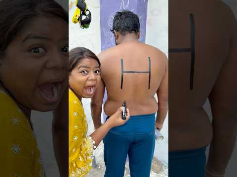 Can You Feel What I’m Drawing ? Back Drawing Challenge - 562 #art #shorts #drawing