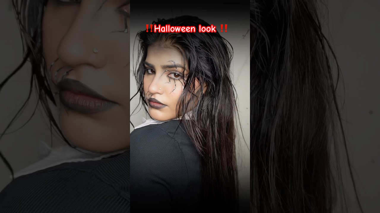 Spooktacular Halloween Makeup Look π»β¨ | Trending Shorts
