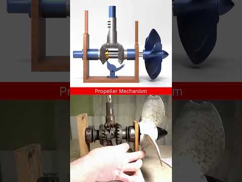 Propeller Mechanical Design #propeller #mechanism #motion #mechanical #engineering #gear #mechanic