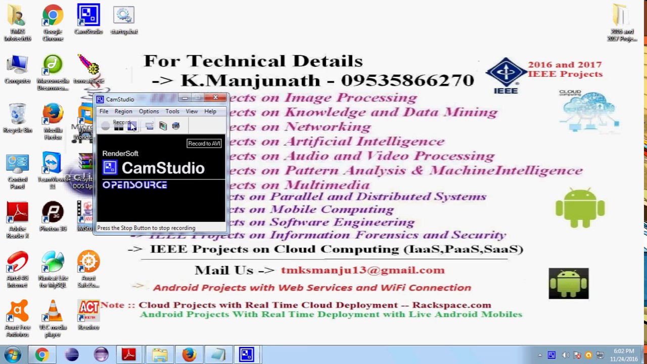 2016 Top IEEE Mobile Computing Projects for 2016 & 2017 📱