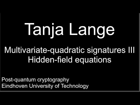 Multivariate-quadratic signatures III - Hidden-field equations