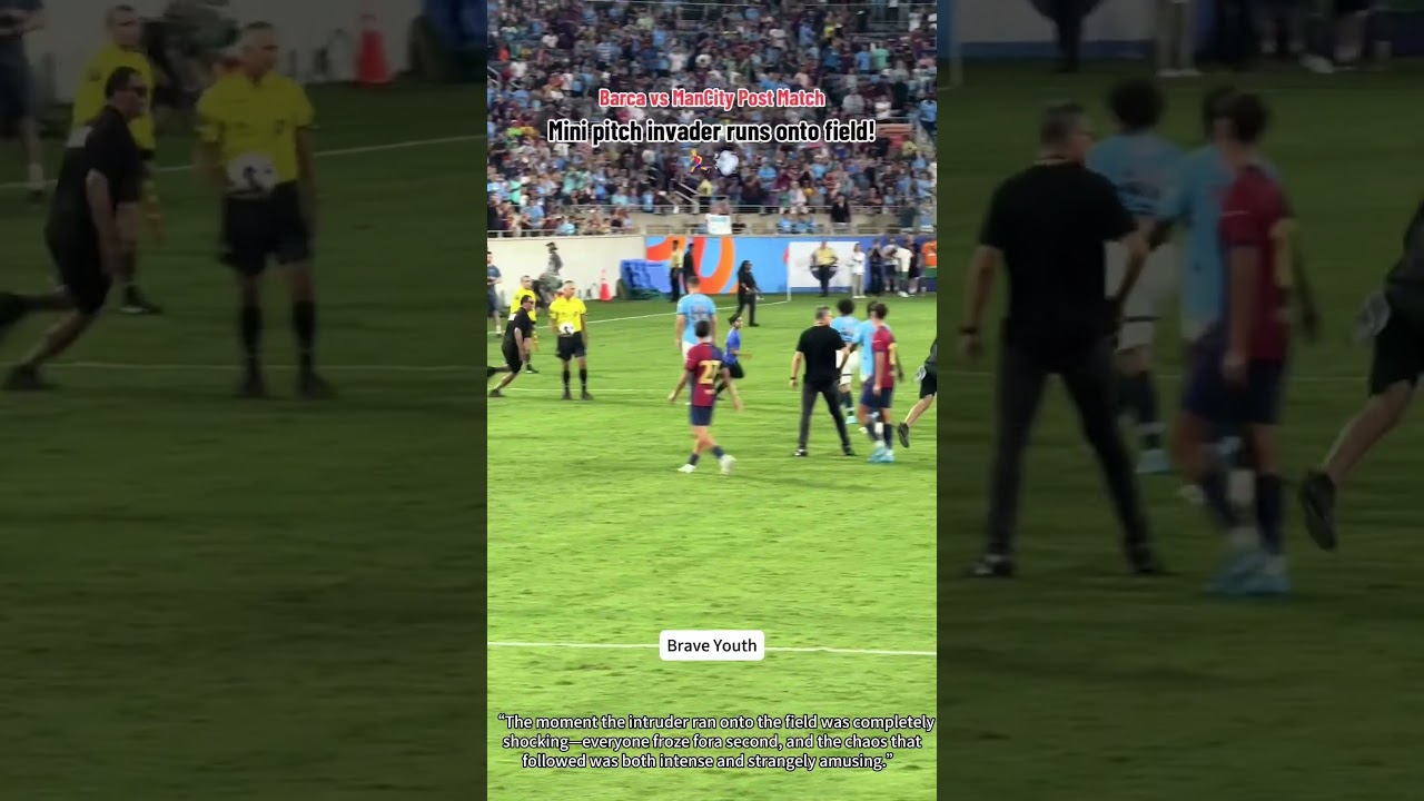 Pitch Invader Stopped During Match β½