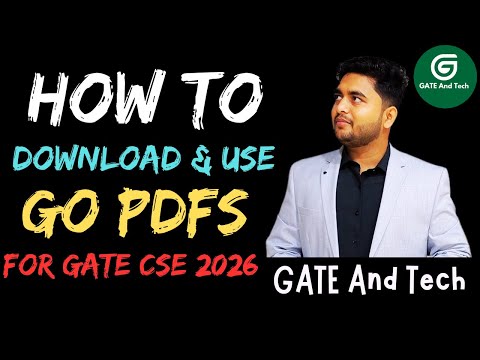 How to Download and Use GATE Overflow PDFs for GATE CSE 2026 ππβ¨