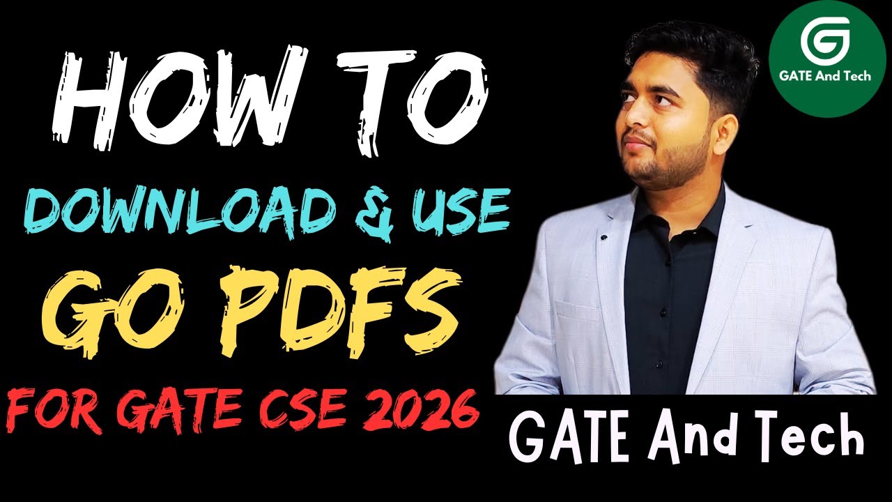 Guide to Downloading and Utilizing GATE Overflow PDFs for GATE CSE 2026