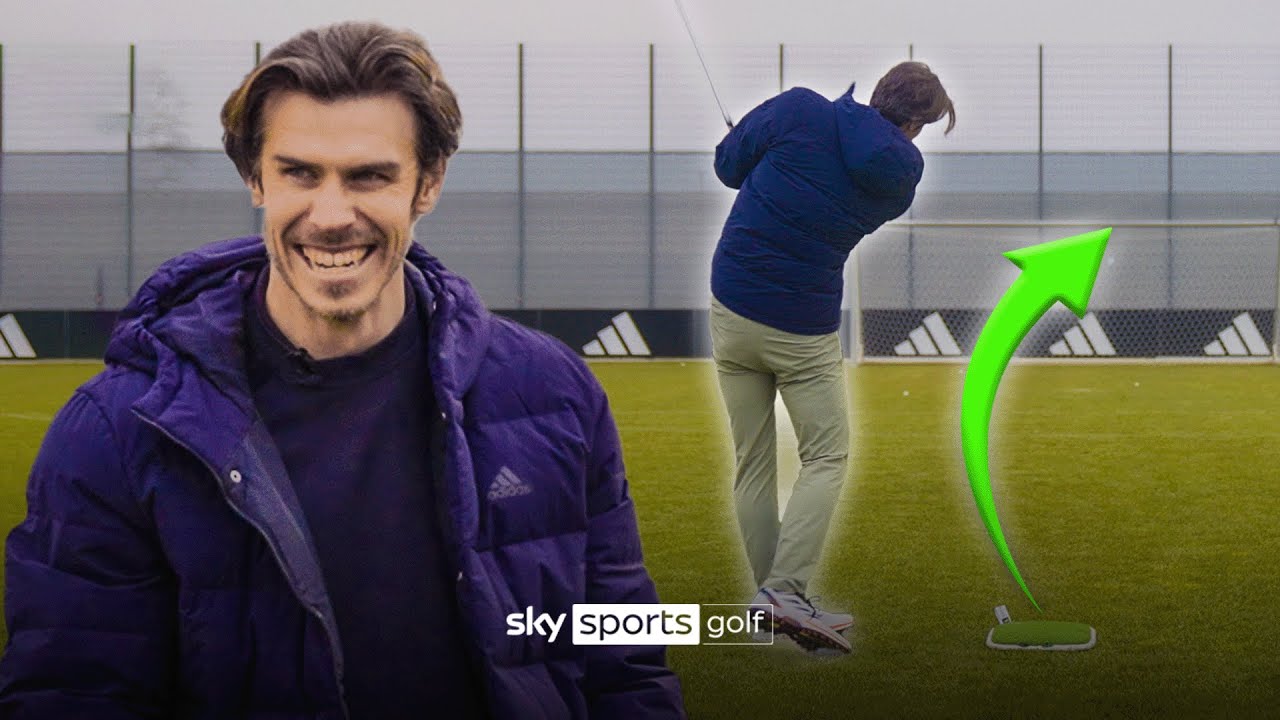 Gareth Bale's Amazing Crossbar Shot Challenge 🏌️‍♂️ | Bale vs. Grant Golf Duel