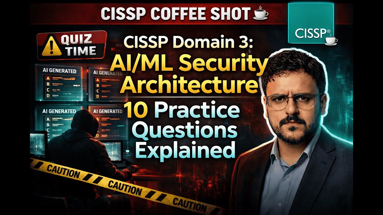 CISSP Domain 3: AI/ML Security Architecture Practice Questions