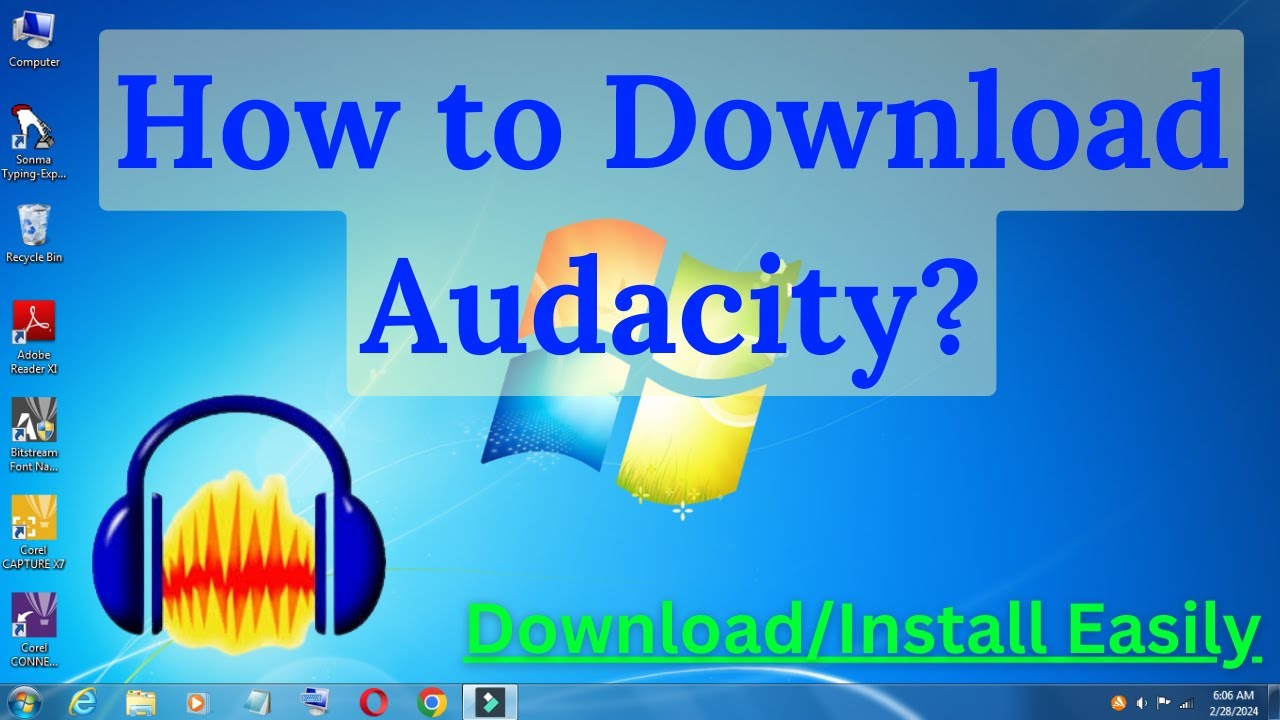 Step-by-Step Guide to Download and Install Audacity on Windows 7 ๐ป