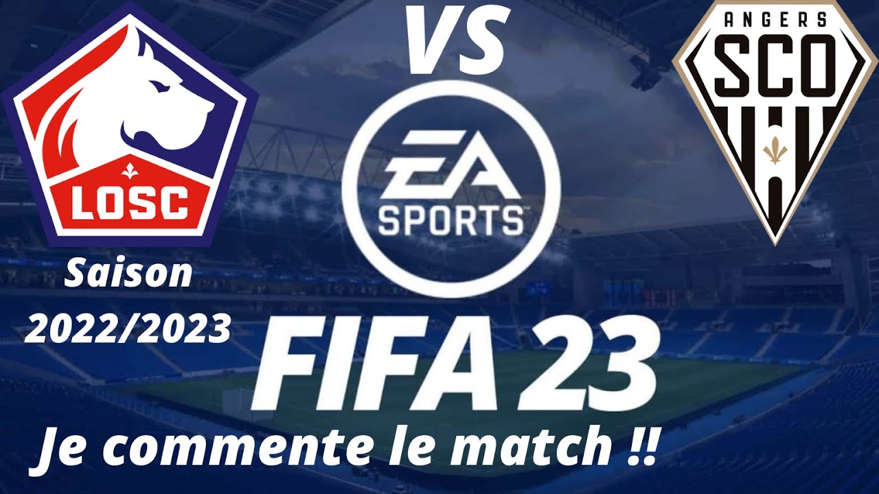 Lille vs Angers - Ligue 1 Match Highlights on FIFA 23 PS5 ⚽