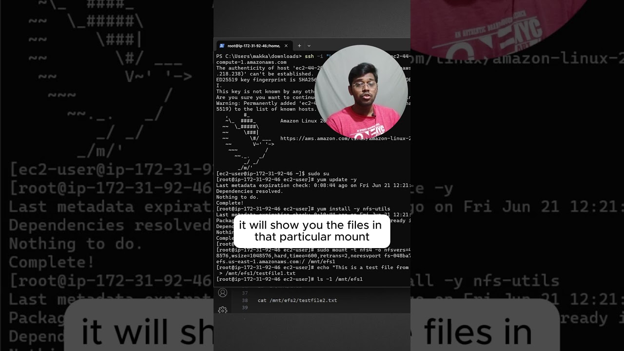 AWS EFS File Sharing & Mounting with EC2 🖥️