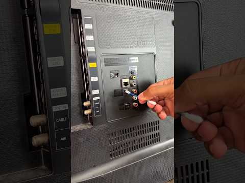 This is the hidden button that all televisions have and don't want you to know about #tv #shorts