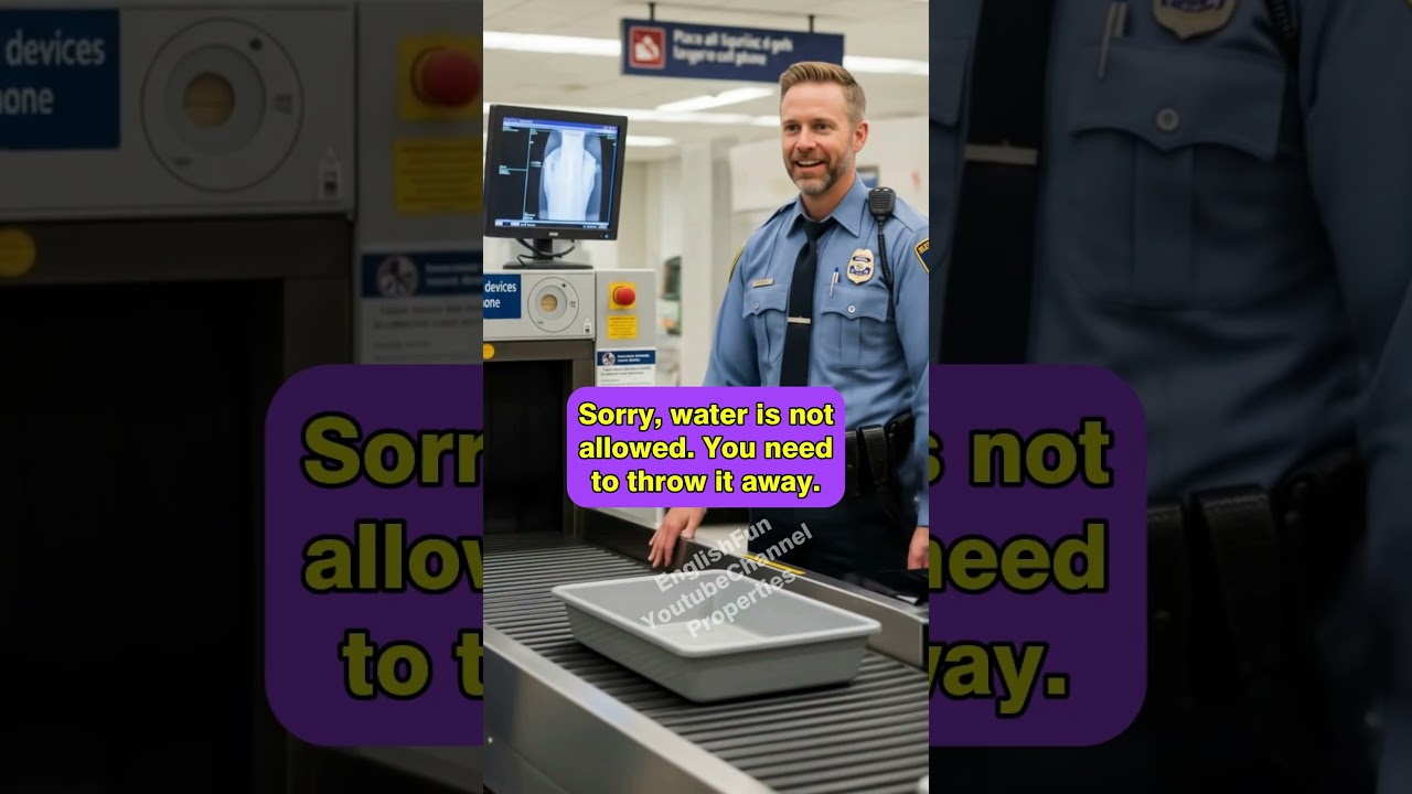 Asking for Help at Security Check