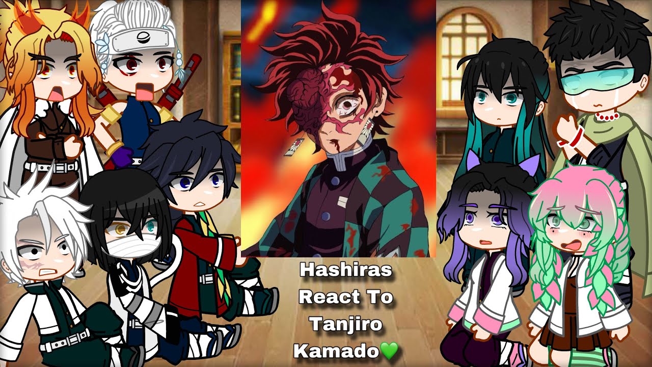 Hashiras' Epic Reactions to Tanjiro Kamado! | Full Gacha React 🇺🇸