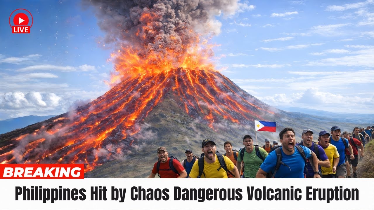 Philippines' Mayon Volcano Erupts, 4,000 Evacuated 🚨