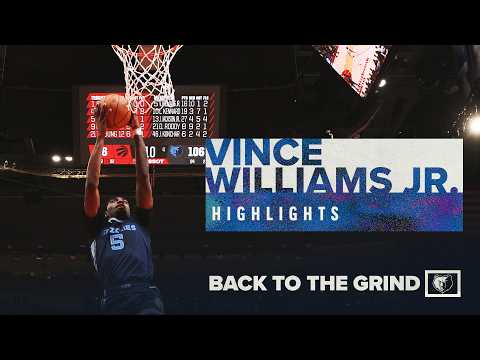Vince Williams Jr. Highlights | Memphis Grizzlies vs. Toronto Raptors