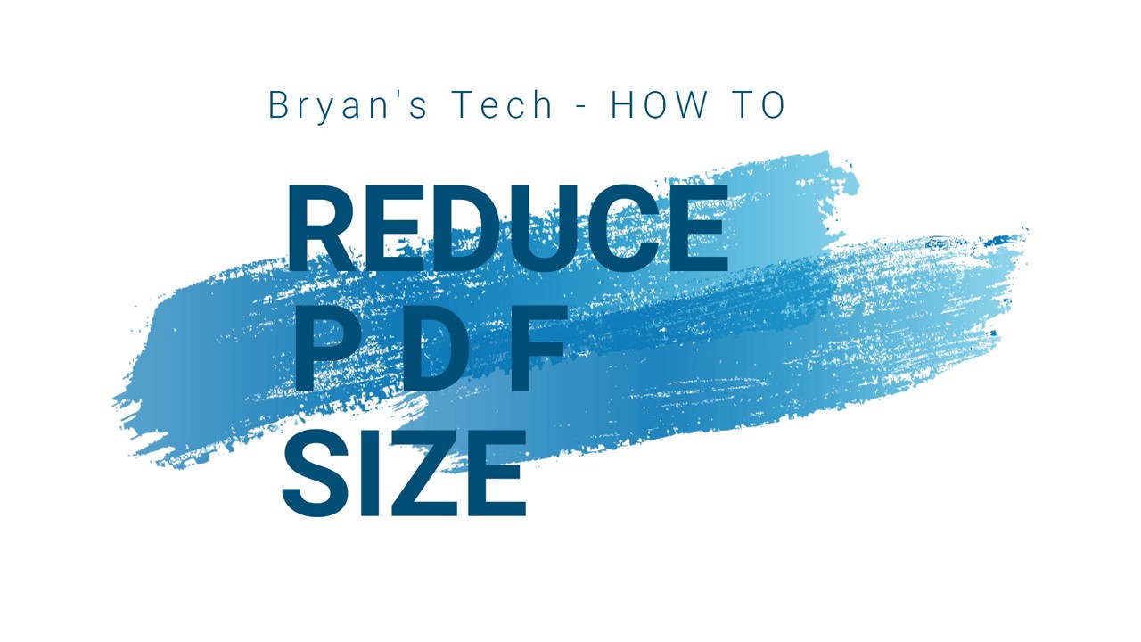 Reduce PDF Size with Adobe Acrobat Pro 11