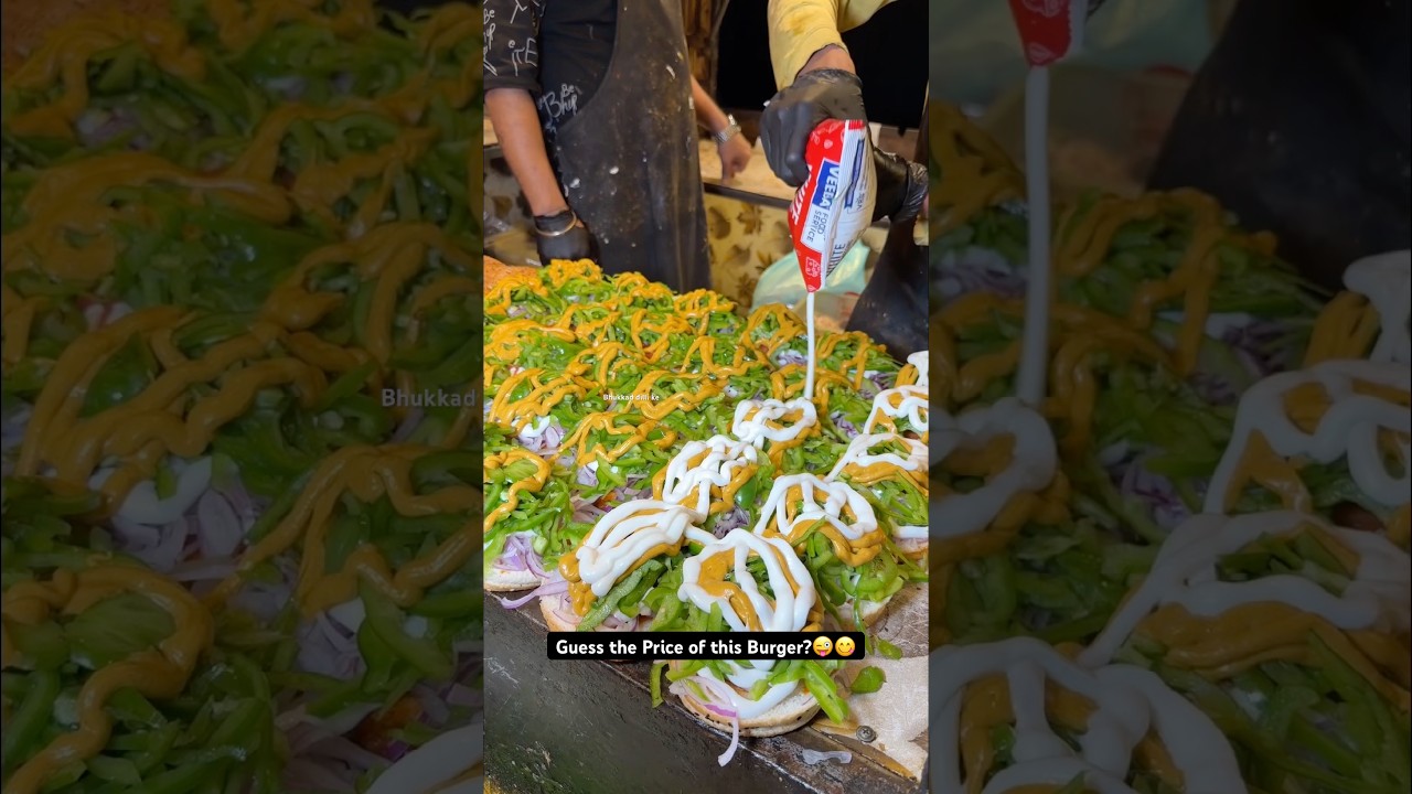 Guess the Price of This Indian Street Burger 🍔