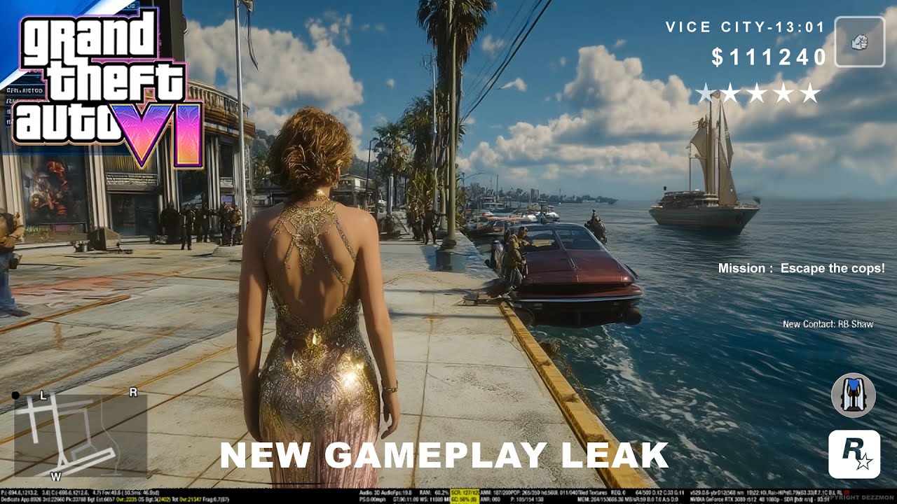 GTA 6 Leaked Gameplay: Epic Vice Yacht Chase & Shocking Visuals 🚤
