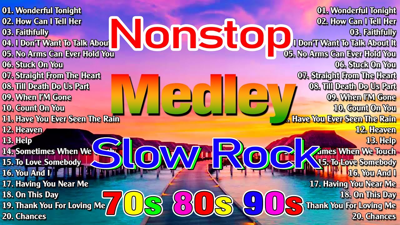 80s & 90s Slow Rock Love Songs 🎸
