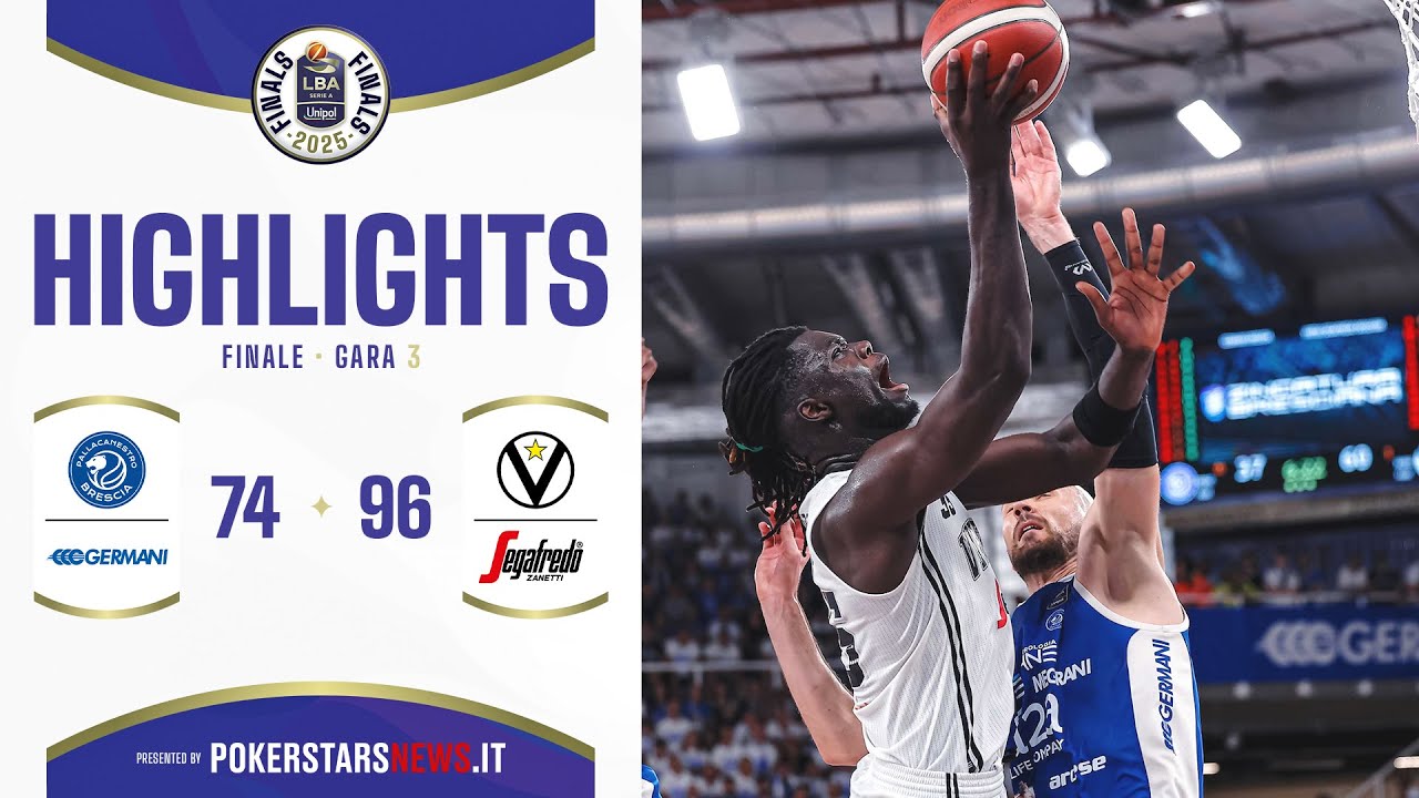 Germani Brescia vs Virtus Segafredo Bologna - Playoff Finale Game 3 Highlights