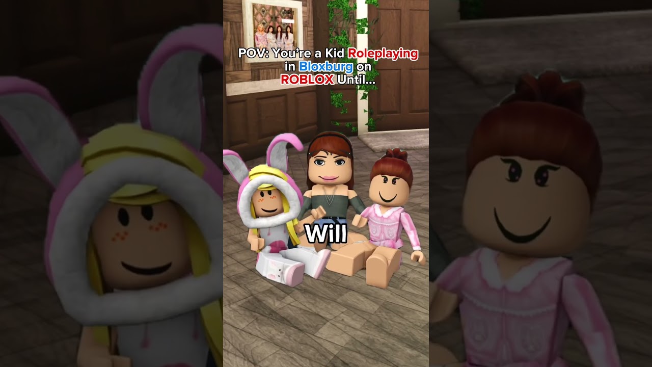 POV: Kid Roleplaying in BLOXBURG on Roblox 🎮