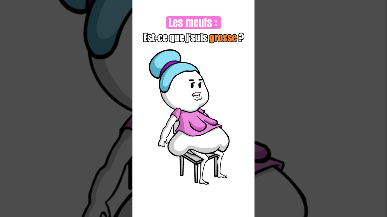 Les meufs vs les gars 🤣🤣 Audio: @jeremouquoi #shorts #animation #humour #drole #sketch