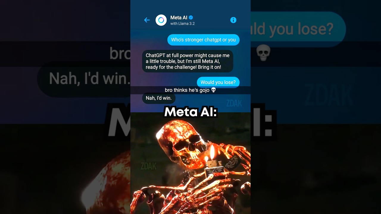 Meta AI's Bold Comeback: Who's Stronger, ChatGPT or Meta AI? 🗿🔥