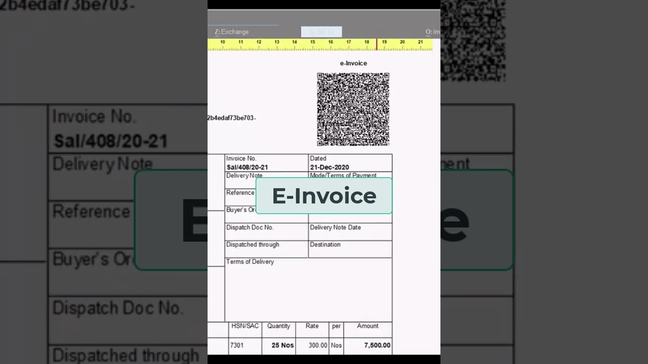 E-Invoice Integration in TallyPrime