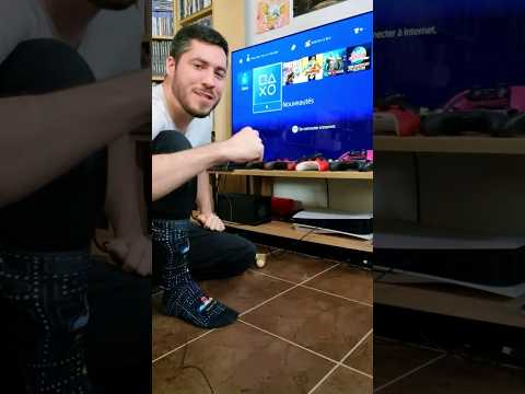 Peut on jouer à la PS5 sur PS4 ? #ps5 #ps4 #experiment #test #jeuxvidéo