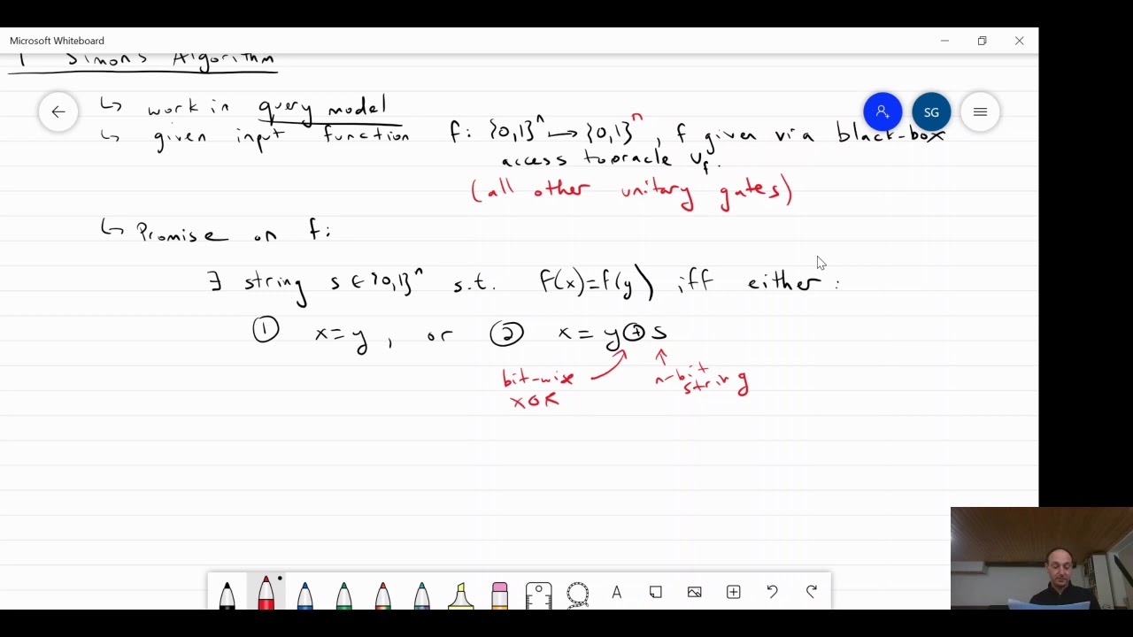Lecture 8: Simon's Algorithm and Its Cryptographic Applications