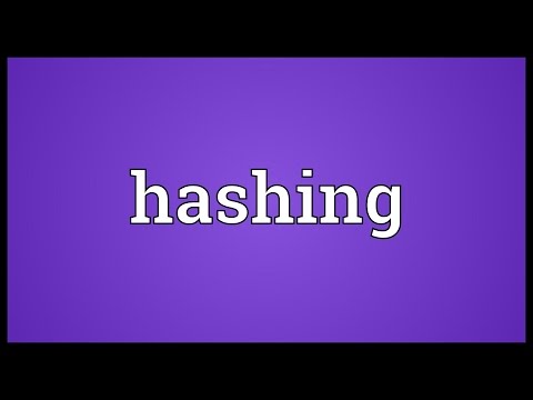 Hashing Meaning