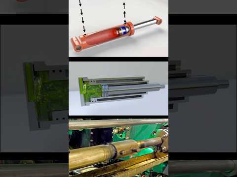 How do hydraulic cylinders work?#valve #mechanical #equipment #up
