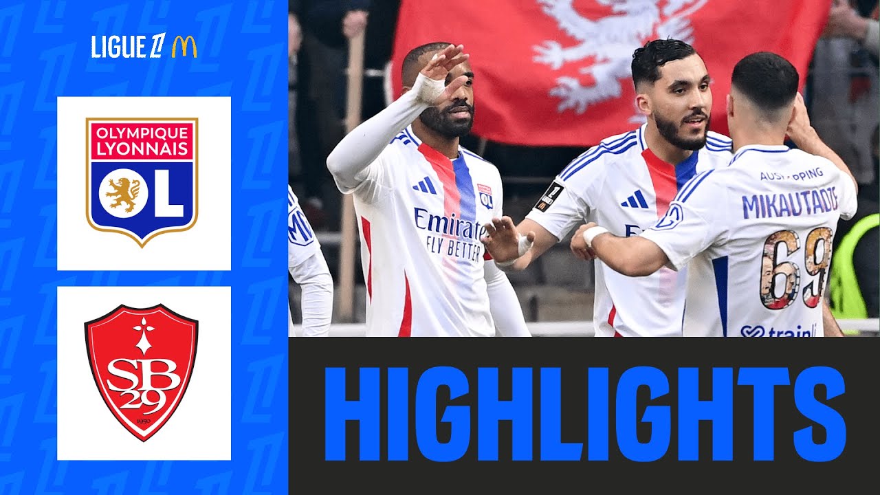 OL vs Brest : Revivez la victoire de Lyon à domicile en vidéo ⚽