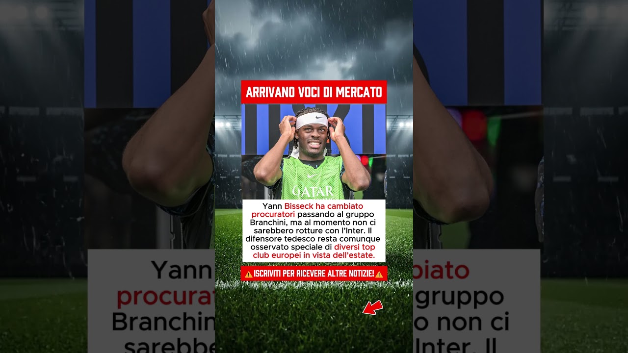 Bisseck cambia agente, futuro lontano dall’Inter? 👀