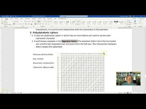 Monoalphabetic and polyalphabetic ciphers